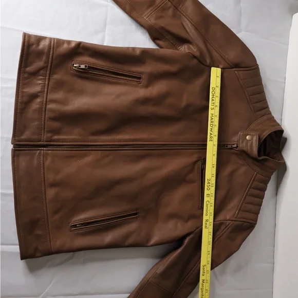 Men's Classic Brown Leather Jacket
